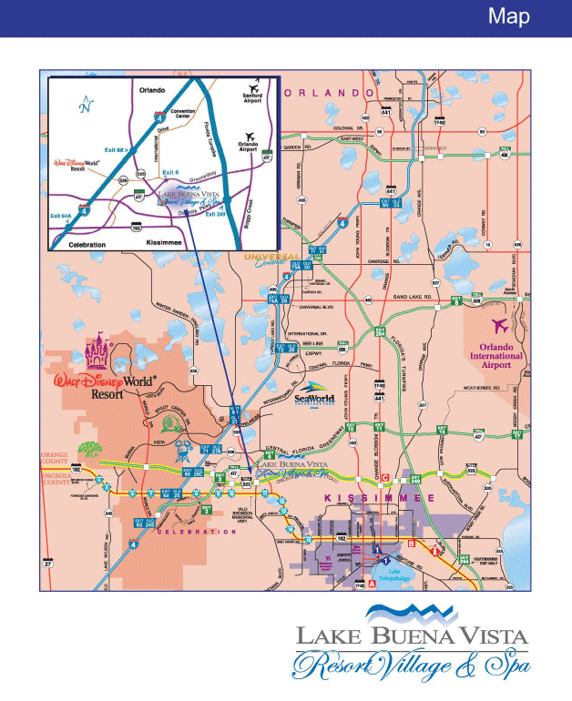 Lake Buena Vista Resort Village Map
